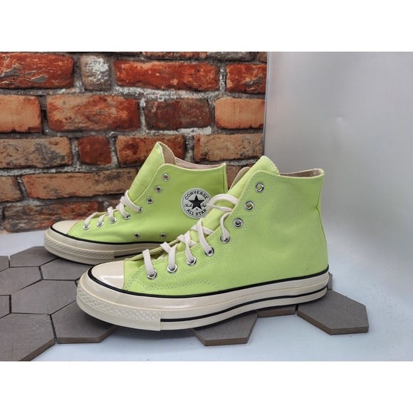 Converse Chuck 70 High Citron This Green Yellow Highlighter Men Sz 9.5 - Picture 1 of 9
